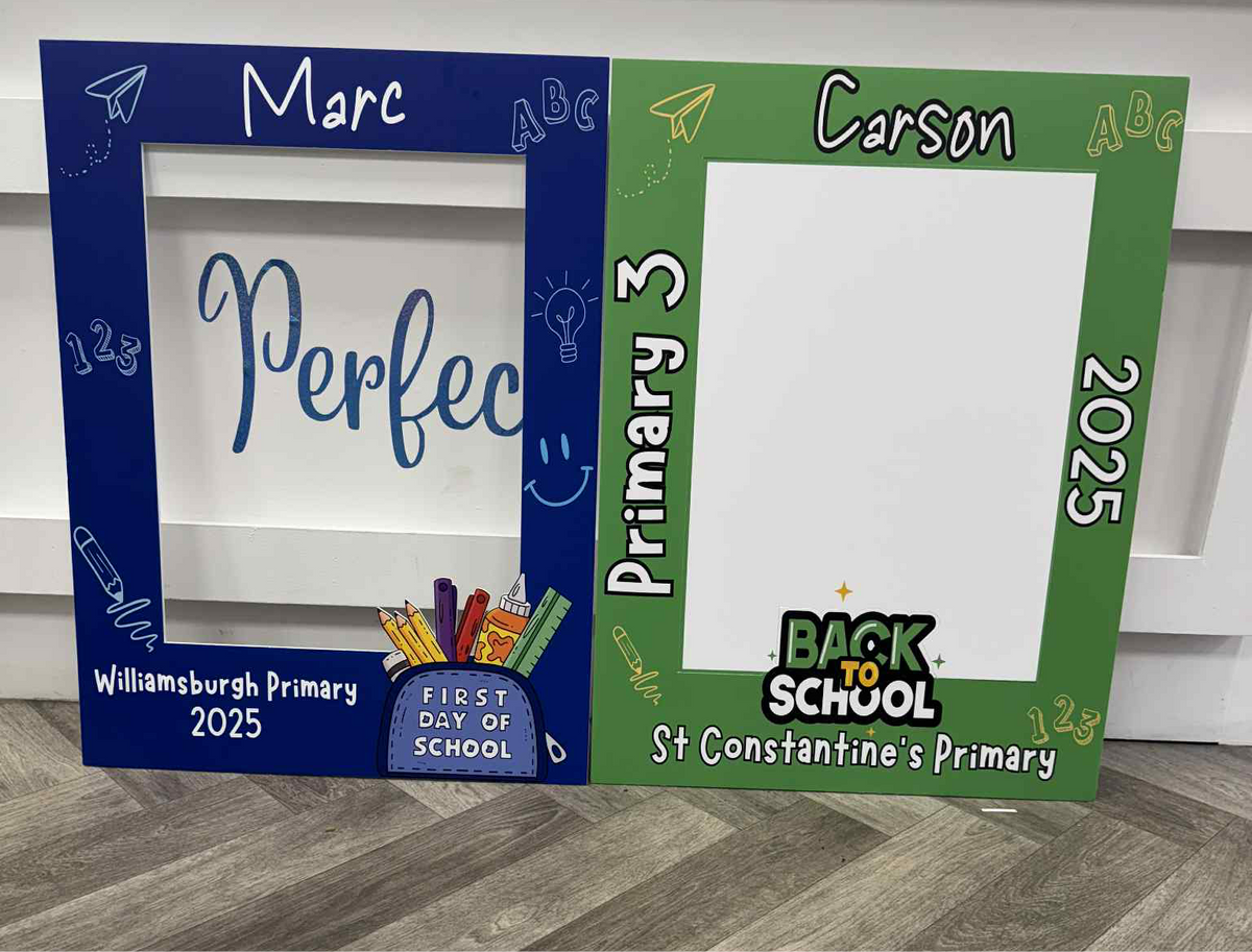 School selfie frame