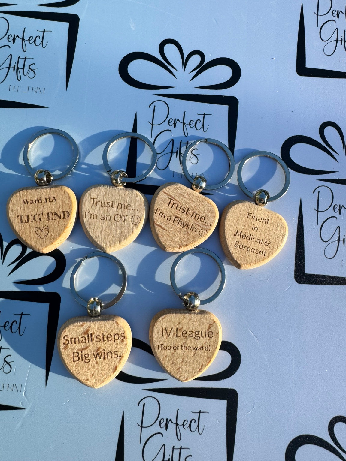 Personalised  Wooden Keyrings
