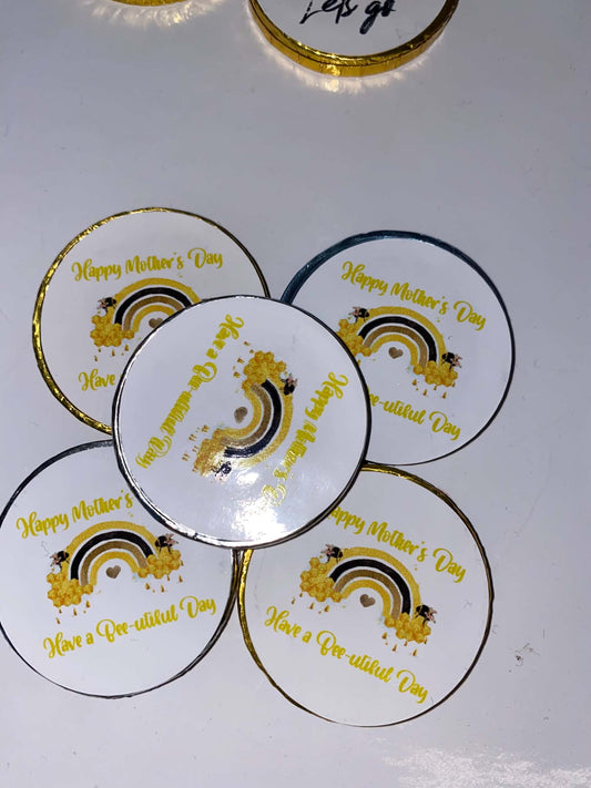 Personalised Chocolate Coins-Pack of 5