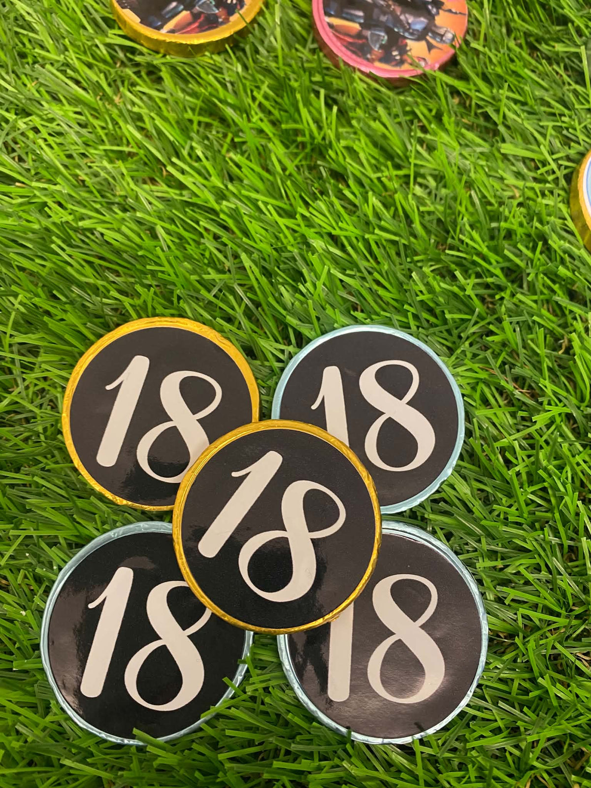 Personalised Chocolate Coins-Pack of 5