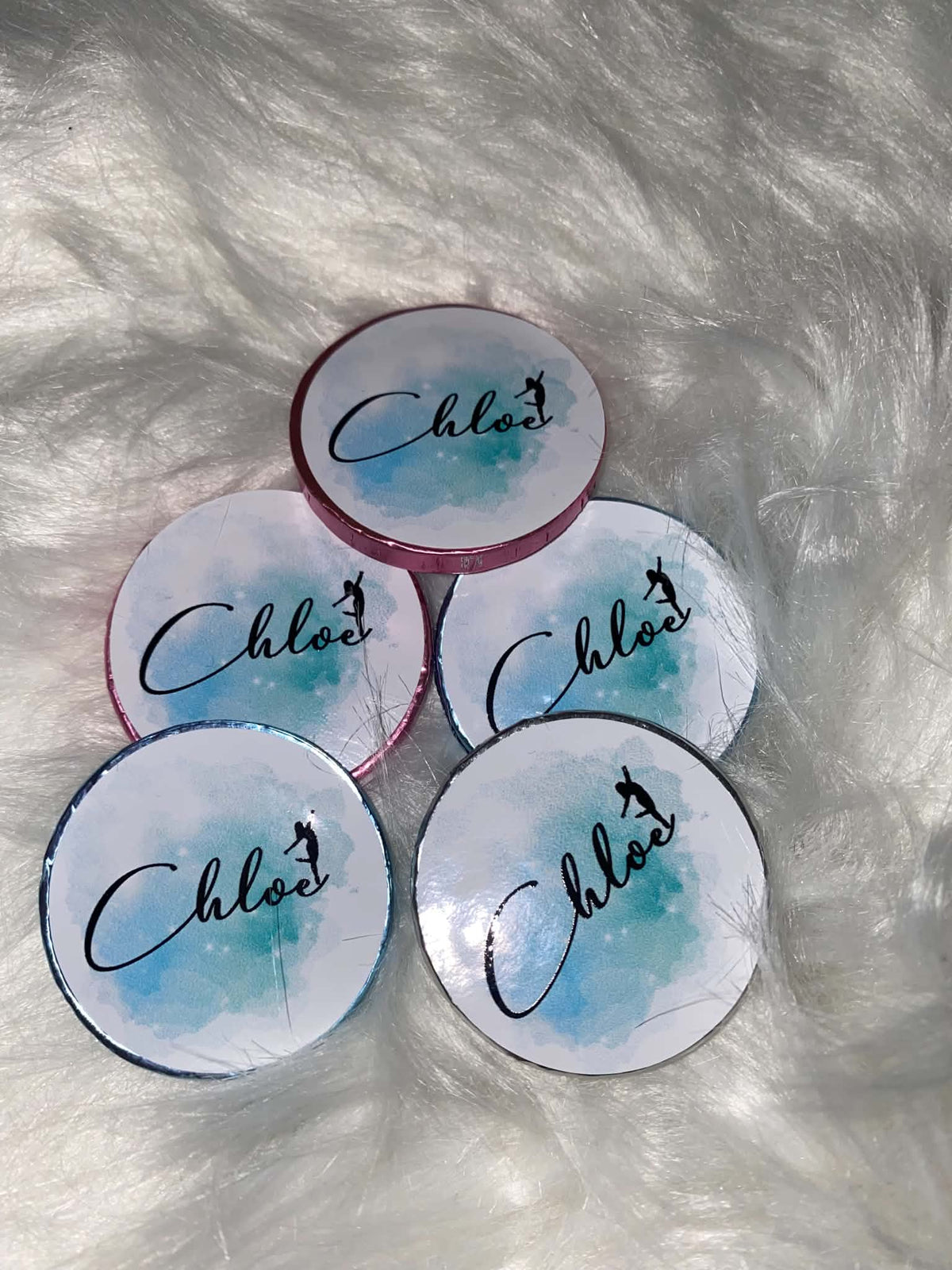 Personalised Chocolate Coins-Pack of 5