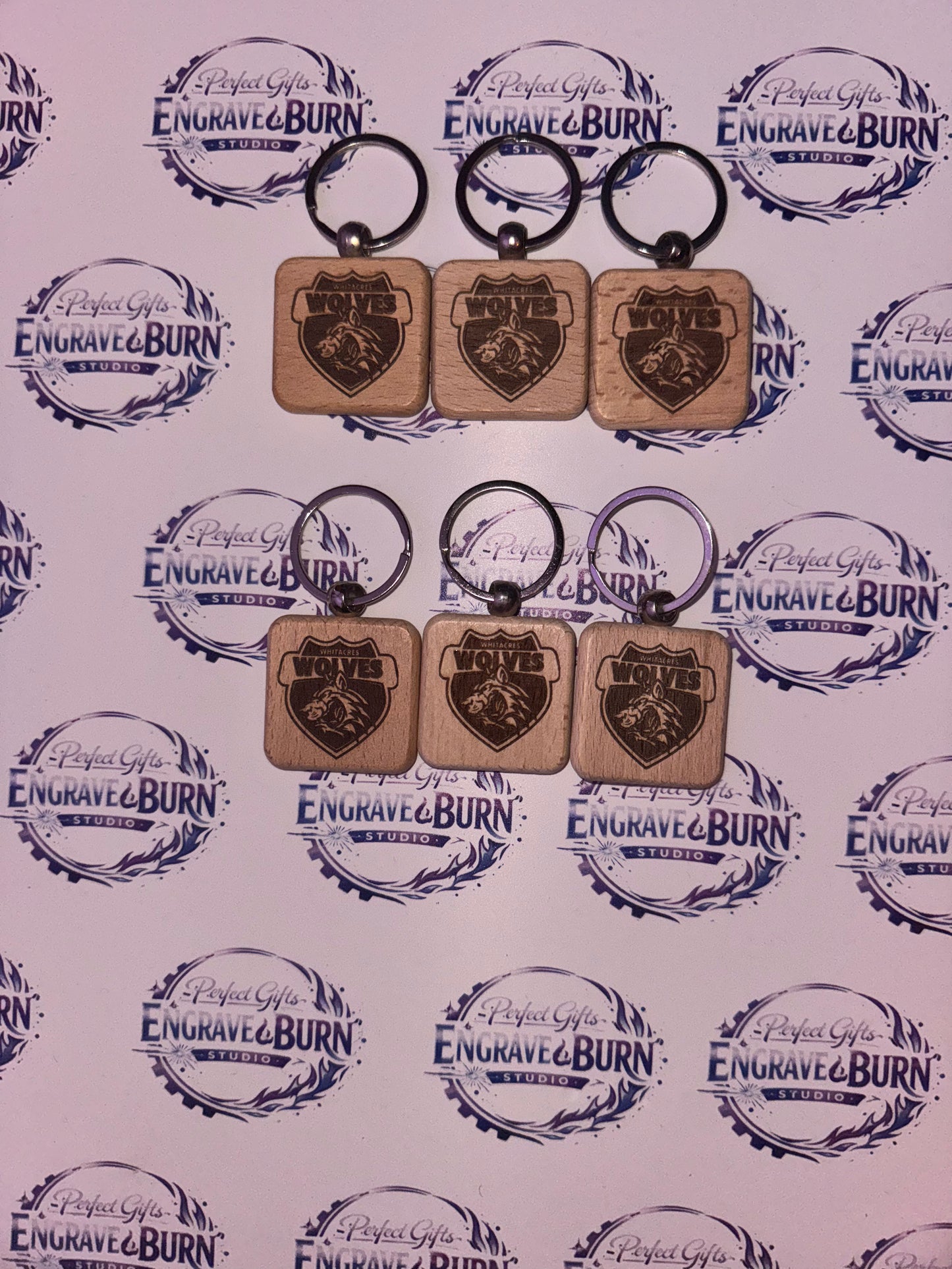 Personalised  Wooden Keyrings