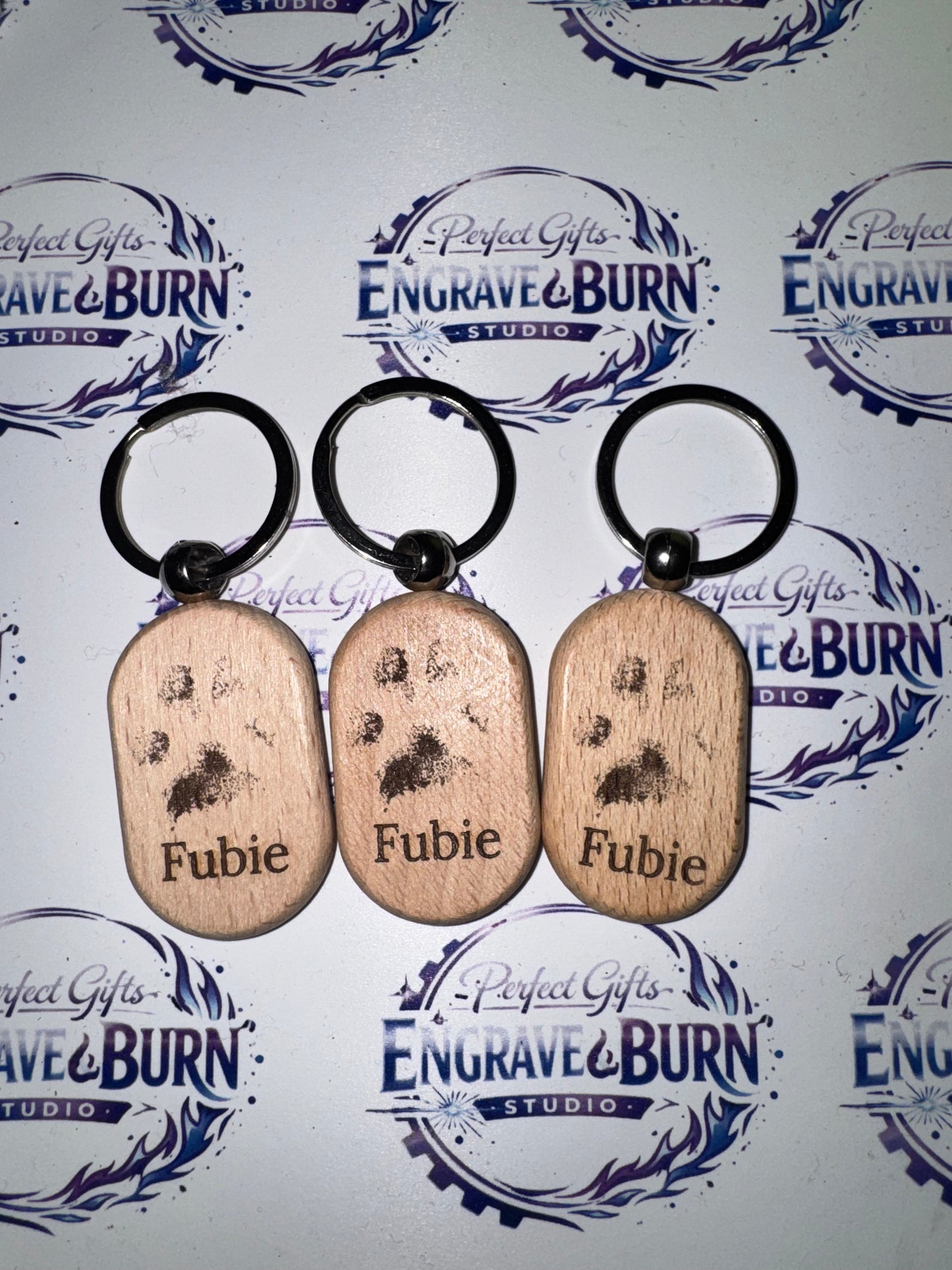 Personalised  Wooden Keyrings
